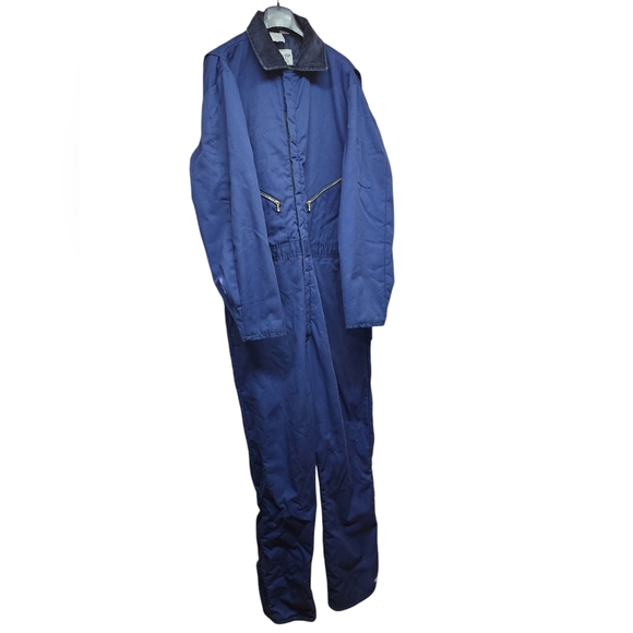 Vintage Zero-Zone Walls Premium Outerwear Coveralls Blue Mens XL Tall Insulated - Picture 1 of 7